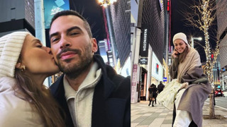 Aslı Enver ve eşi Berkin G&ouml;kbudak'ın Tokyo ka&ccedil;amağı