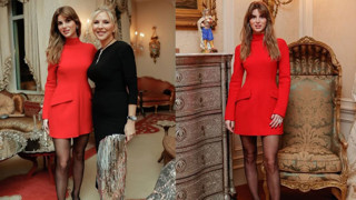 Arzu Sabancı, yeni yıl partisi verdi! Gelini ile pozları beğeni topladı