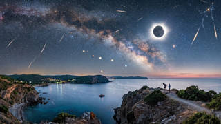 12 Ağustos'ta g&ouml;ky&uuml;z&uuml;nde &uuml;&ccedil; g&ouml;k olayı var: Perseid meteor yağmuru, G&uuml;neş tutulması ve altı gezegen bir arada!