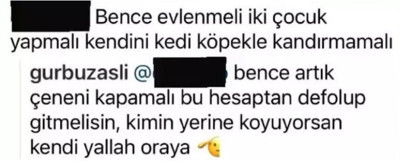 Aslıhan Gürbüz'den takipçisine sert tepki! - Resim : 2