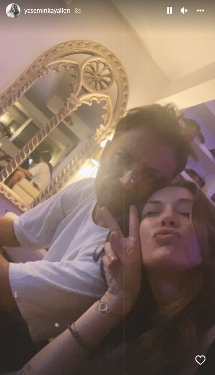 Yasemin Kay Allen ile Tolga Güleç ayrıldı mı? Yasemin Allen'dan fotoğraflı yanıt - Resim : 1