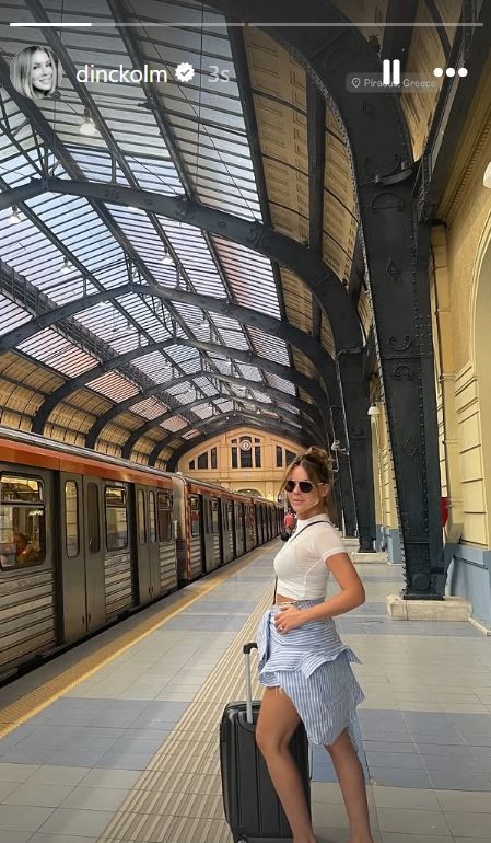 Feyyaz Şerifoğlu ile Merve Dinçkol balayı için Yunanistan'a gitti - Resim : 1