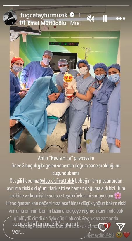 Ferdi Tayfur'un kızı Tuğçe Tayfur üçüncü kez anne oldu! Kızına annesinin ismini verdi - Resim : 1