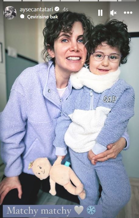 Çocuklar Duymasın'ın Duygu'su Ayşecan Tatari kızı ile pozunu paylaştı - Resim : 1