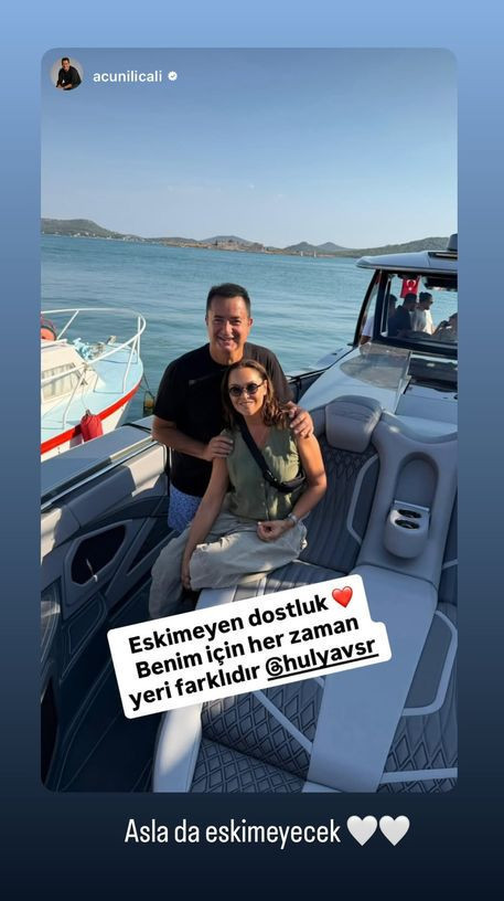 Hülya Avşar ve Acun Ilıcalı Ayvalık'ta buluştu - Resim : 1