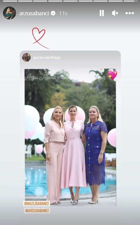 Nazlı Sabancı ve Hacı Sabancı çiftinin kızları Arzu Alara 40 günlük oldu - Resim : 1
