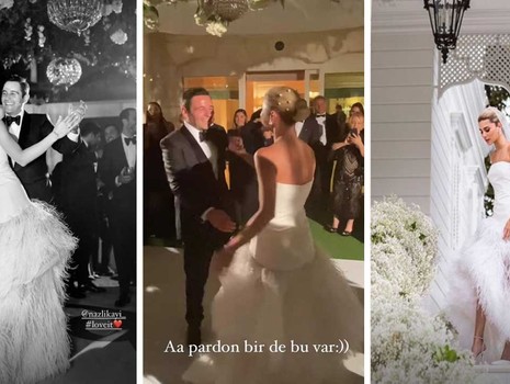 Nazlı Kayı ve Hacı Sabancı nikahından... Arzu Sabancı paylaştı