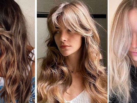 Şimdilerin en trend saç kesim modeli: "Curtain bangs"