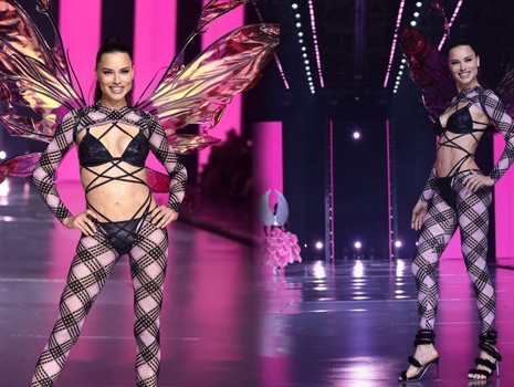 Adriana Lima yıllar sonra çıktığı podyumda göz kamaştırdı