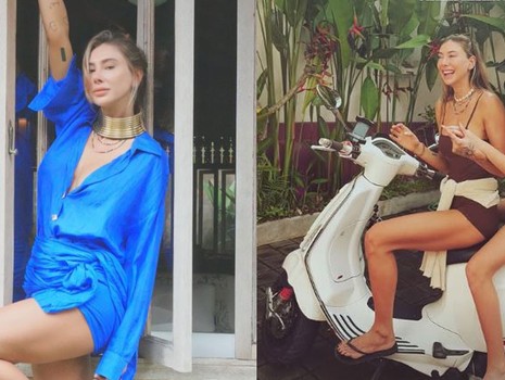 Şeyma Subaşı kızı Melisa ile Bali tatilinde!