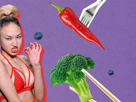 Tabaktan gardıroba! Lüks markalar yiyecekleri podyumlara taşıyor