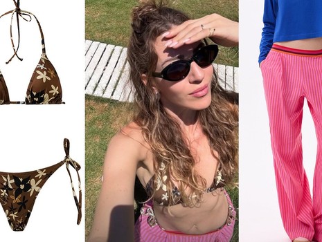 Sinem Kobal'ın deniz kombini: Full Look