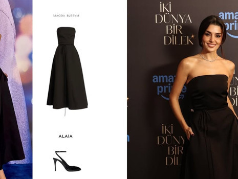 'İki Dünya Bir Dilek' Hande Erçel'in gala tarzı: Kombin detayları