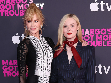 Elle Fanning ve Nicole Kidman yeni dizilerinin galasında