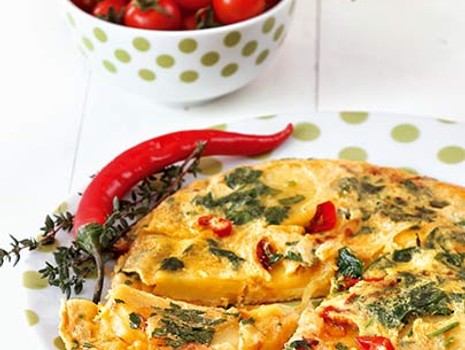 Patatesli omlet