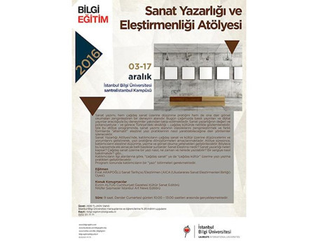 Sanat Yazarlığı ve Eleştirmenliği Atölyesi