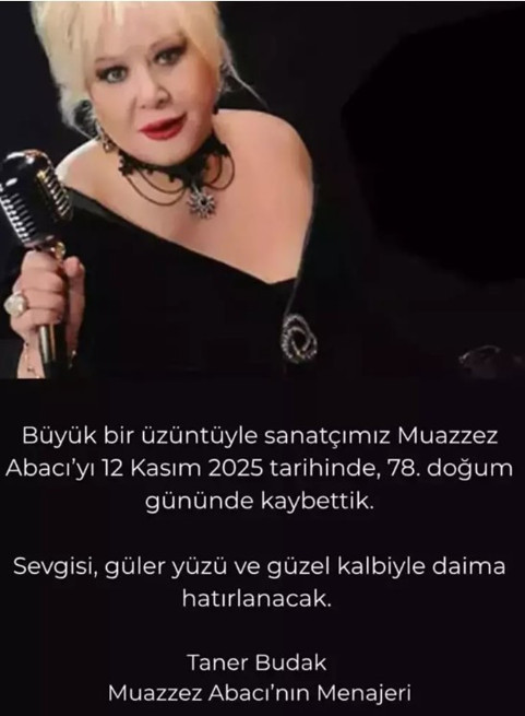 Türk Sanat Müziğinin usta ismi Muazzez Abacı hayatını kaybetti - Resim : 1