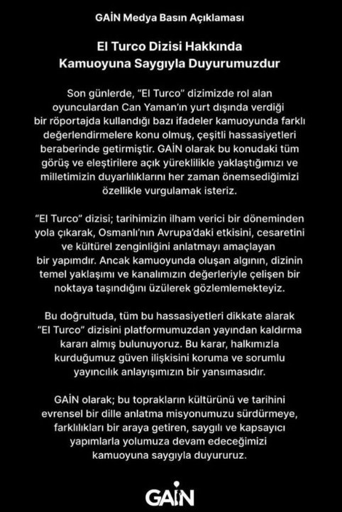 Can Yaman'ın açıklamaları nedeniyle diziyi kaldırdılar! - Resim : 2