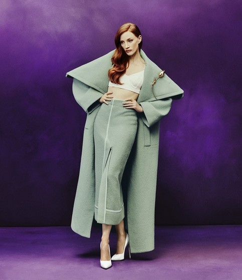 Dünyaca ünlü Oscar ödüllü oyuncu Jessica Chastain, Beymen için kamera karşısında - Resim : 2