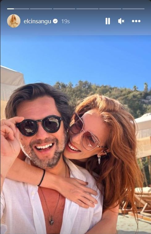 Elçin Sangu sevgilisi Yunus Özdiken'le tatil pozunu paylaştı - Resim : 1