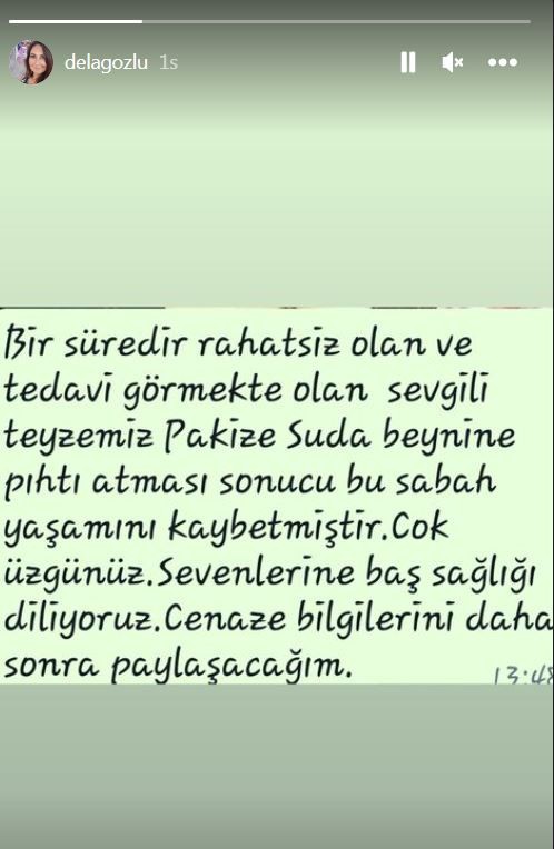 Pakize Suda hayatını kaybetti - Resim : 1