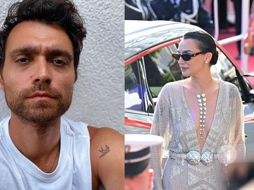Hakan Kurtaş sevgilisi Birce Akalay'ın Cannes karesini paylaştı