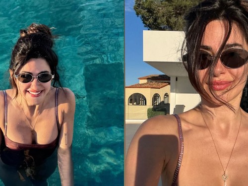 Nesrin Cavadzade, havuz sezonunu açtı