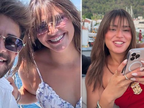 Batuhan Karacakaya ve Ayşe Yüksel tatilde bulıuştu