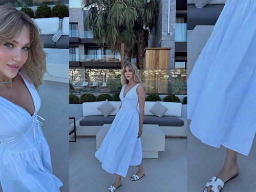 Yasemin Şefkatli'nin beyaz Bodrum stili mercek altında!