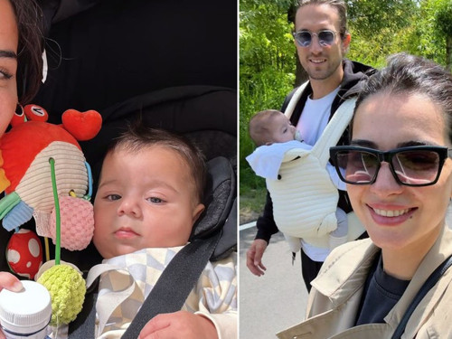 Melisa Aslı Pamuk'tan çekirdek aile pozları