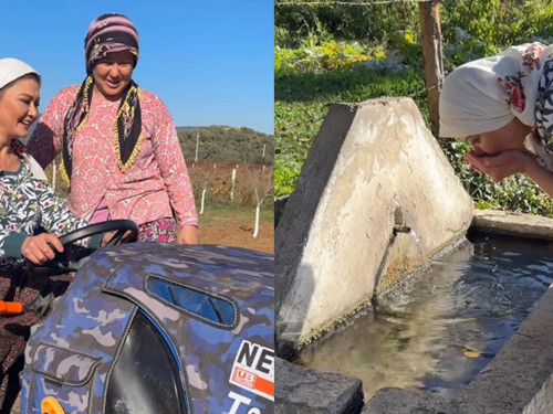 İzmir'e taşınan Nurgül Yeşilçay köy hayatını sevdi