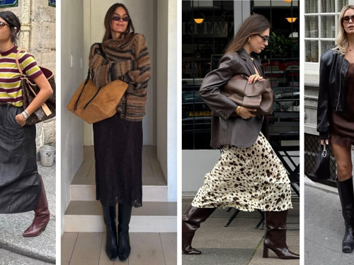 Kışın favori 5 stil görünümü: Elbise ve çizme kombinleri