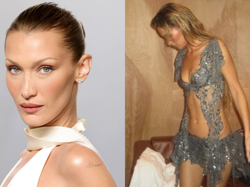 Bella Hadid kendi markası için kamera karşısında