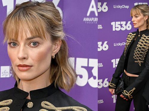 Margot Robbie, McQueen şıklığıyla galada göz kamaştırdı