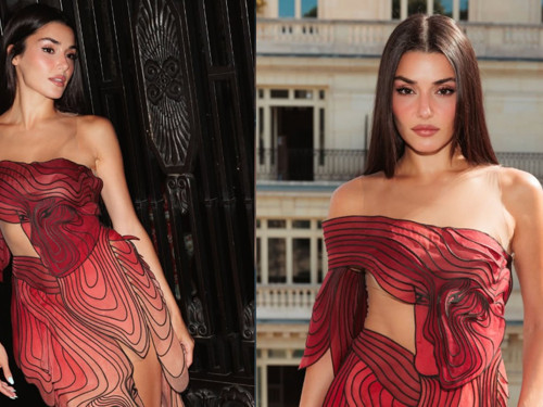 Hande Erçel'in Paris Moda Haftası tarzı