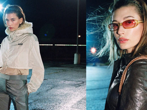 Miu Miu 2026 Sonbahar/Kış Hailey Bieber ve Xiao Wen Ju