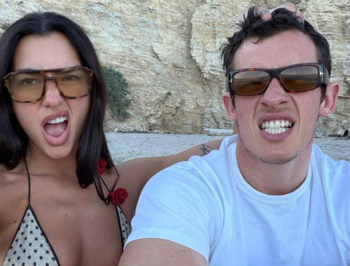 Dua Lipa ve nişanlısı Callum Turner'ın romantik plaj randevusu