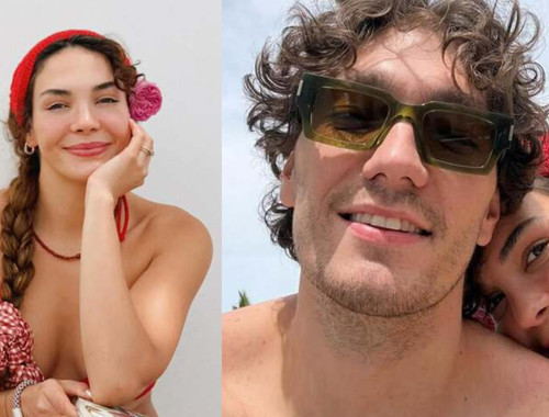 Ebru Şahin ve Cedi Osman'dan tatil paylaşımı