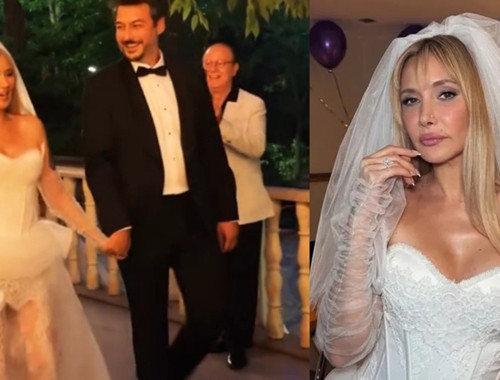 Şarkıcı Gökçe evlendi