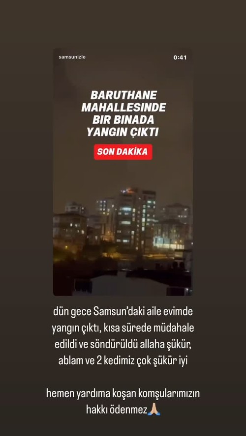 Rapçi Sefo'nun Samsun'daki aile evinde yangın çıktı - Resim : 1