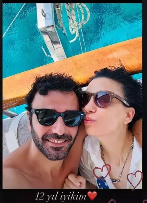Eşiyle 12. yılını kutladı! Kızılcık Şerbeti'nin Nursema'sı Ceren Karakoç'tan romantik paylaşım - Resim : 1