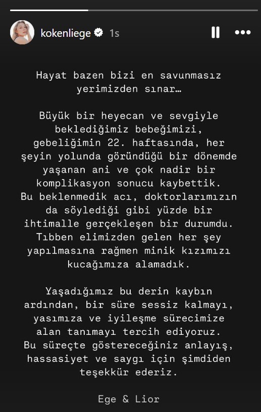 5,5 aylık hamile Ege Kökenli bebeğini kaybetti! - Resim : 3