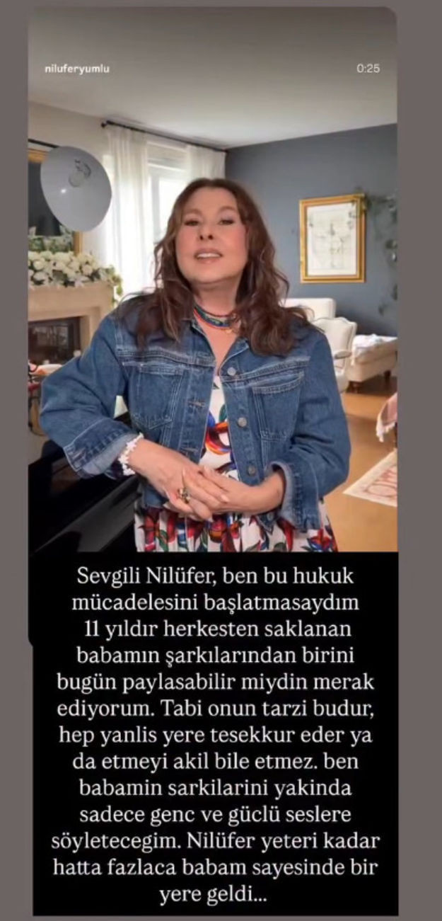 Kayahan'ın kızı Beste A&ccedil;ar'dan 'Nil&uuml;fer' a&ccedil;ıklaması - Resim : 2