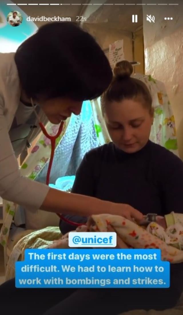 David Beckham, Instagram hesabını bir günlüğüne Ukraynalı doktora devretti - Resim : 1