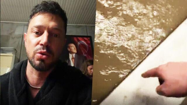 İstanbul'da sağanak yağış: Murat Boz ile Demet Özdemir botla kurtarıldı - Resim : 2