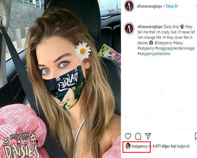 Afra Sara&ccedil;oğlu'ndan Katy Perry'ye: İstanbul'a gel yoksa seni engelleyeceğim - Resim : 3