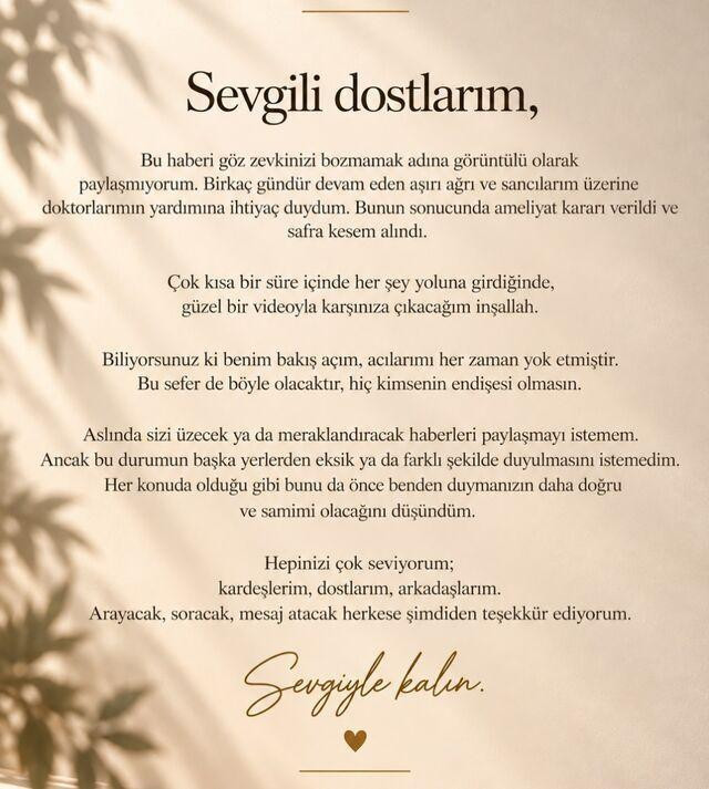 Metin Şent&uuml;rk ameliyat oldu - Resim : 2