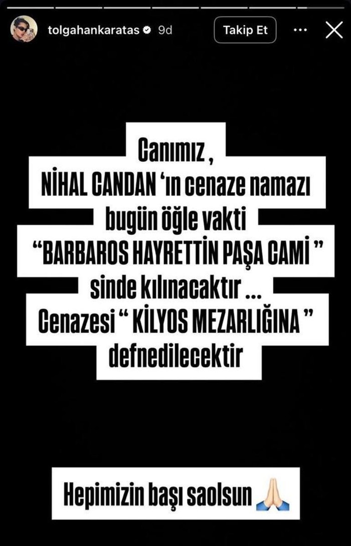 Nihal Candan'ın cenaze töreni ne zaman? Detaylar belli oldu - Resim : 1
