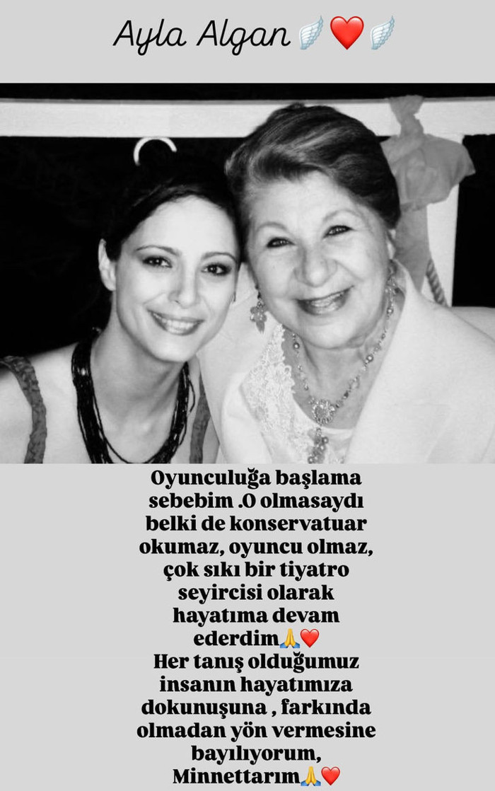 Mine Tugay'dan Ayla Algan paylaşımı - Resim : 1