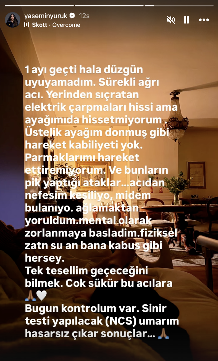 Yasemin Yürük yaşadığı talihsiz kazanın ardından sağlık durumuna dair son gelişmeleri paylaştı: "Ağlamaktan yoruldum" - Resim : 1